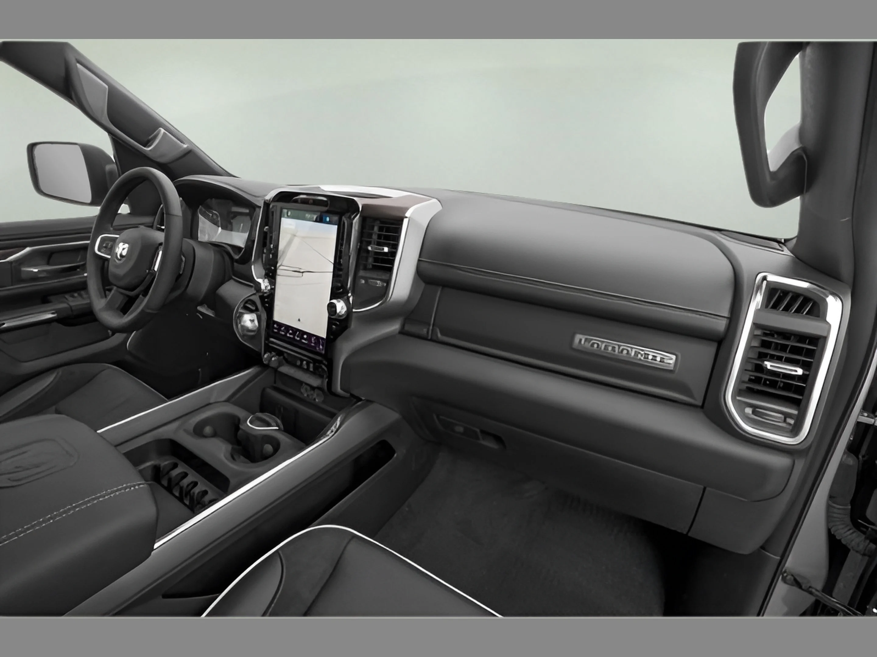 New 2027 Diamond Black Crystal Pearlcoat Ram Laramie image 14
