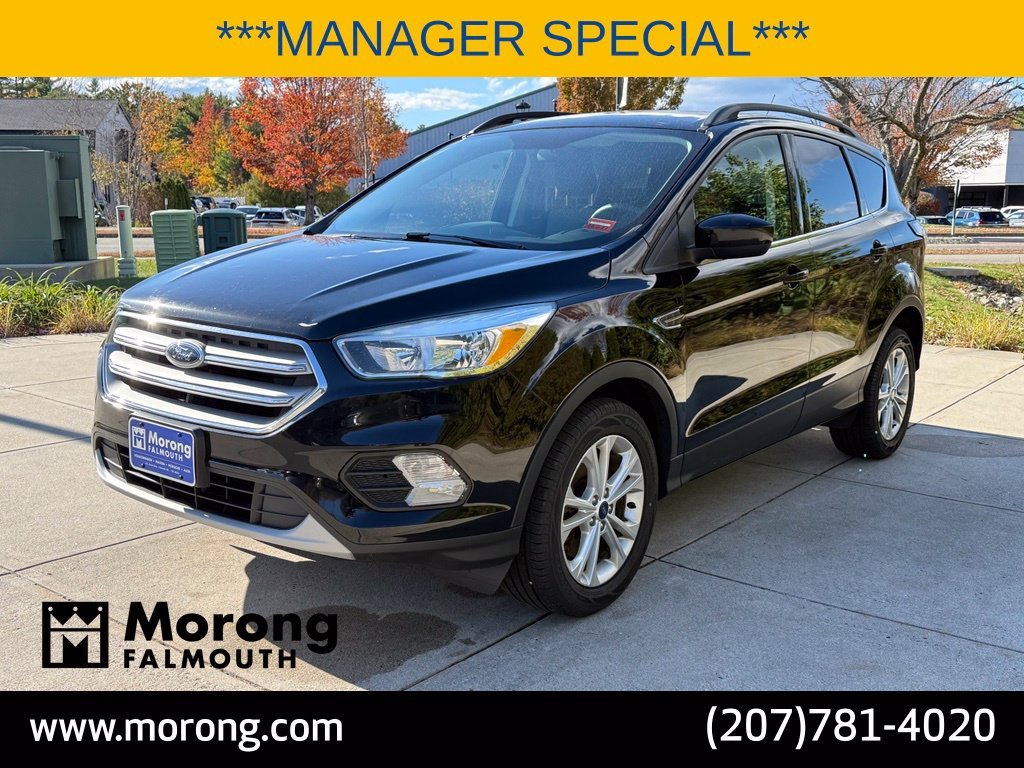 Used 2018 Ford Escape SE with VIN 1FMCU9GDXJUB92273 for sale in Falmouth, ME