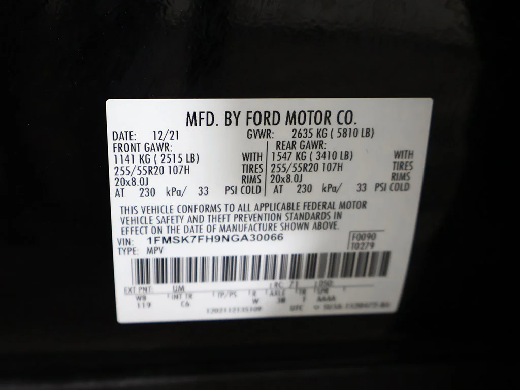 Used 2022 Black Ford Limited image 62