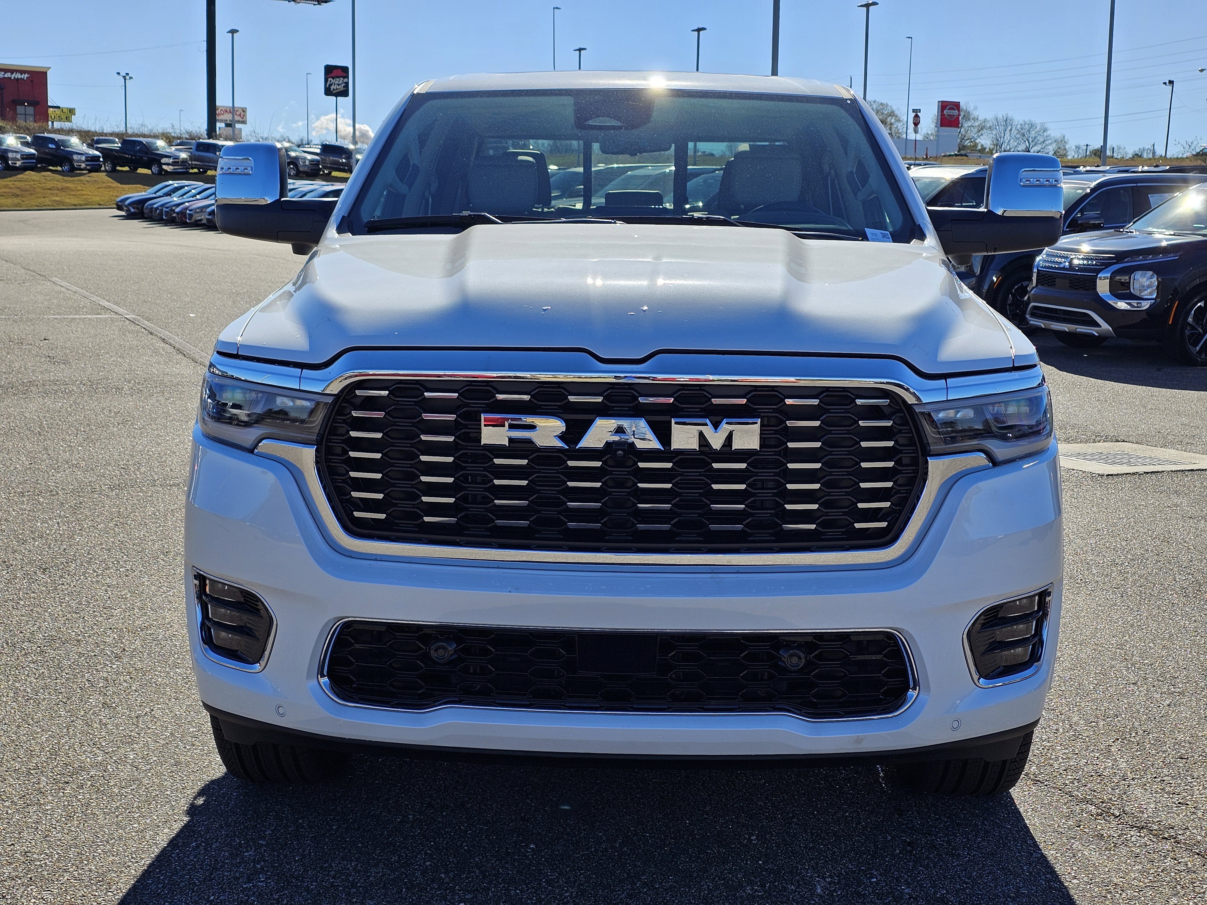 New 2025 Ivory White Tri-Coat Pearlcoat Ram Tungsten image 2