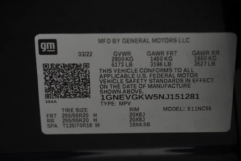 Certified Used 2022 MOSAIC BLACK METALLIC Chevrolet LT Cloth image 53