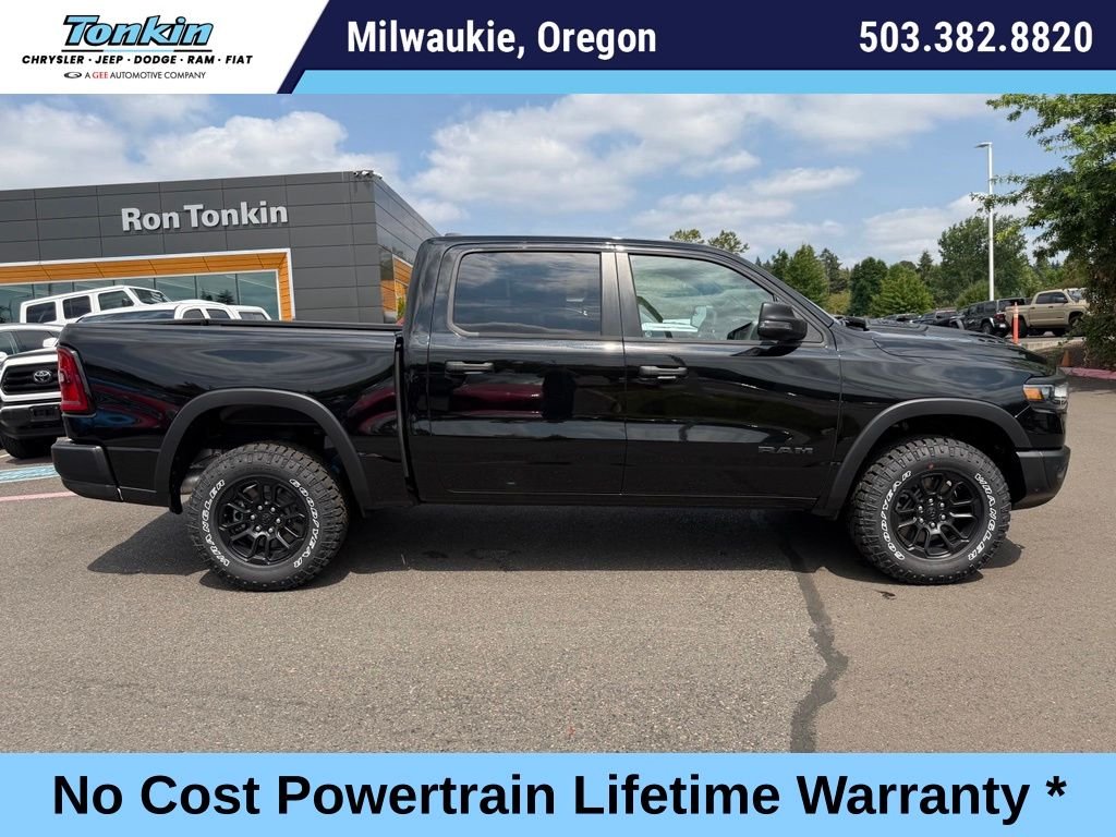 New 2026 Diamond Black Crystal Pearl-Coat Exterior Paint RAM Rebel image 8