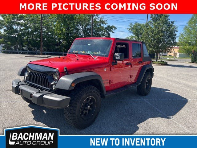 Used 2017 Firecracker Red Clearcoat Jeep Sport image 4