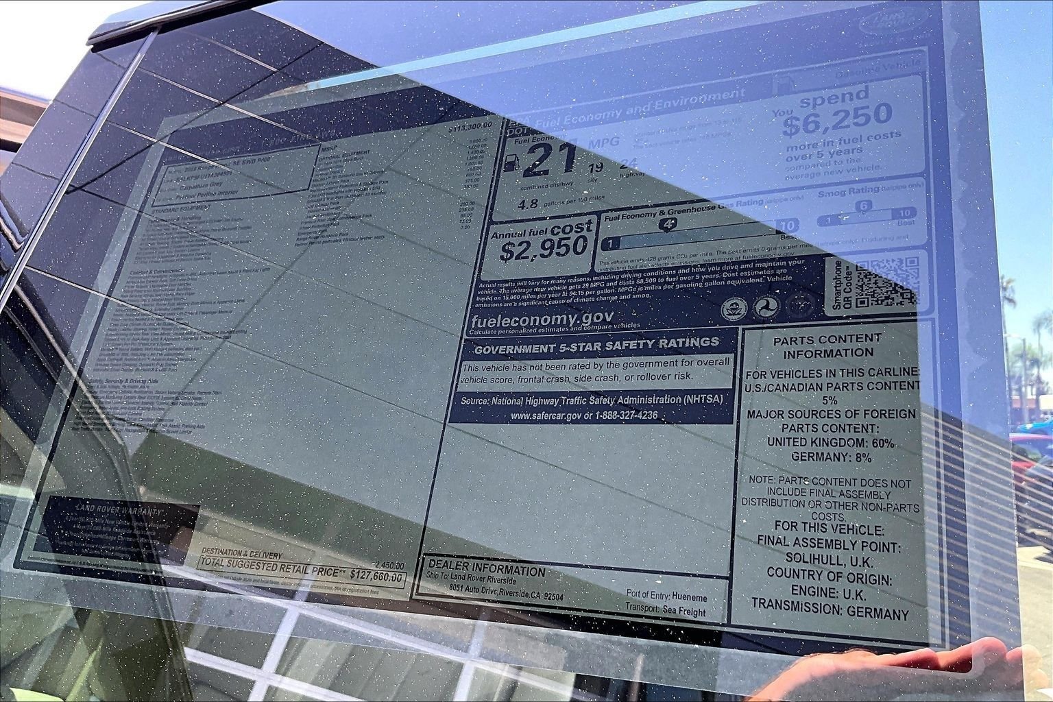 New 2026 Carpathian Grey Land Rover SE image 14