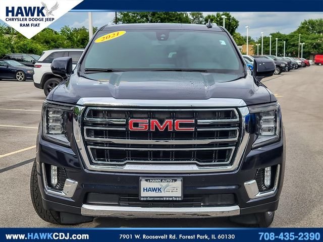 Used 2021 Blue GMC SLT image 4