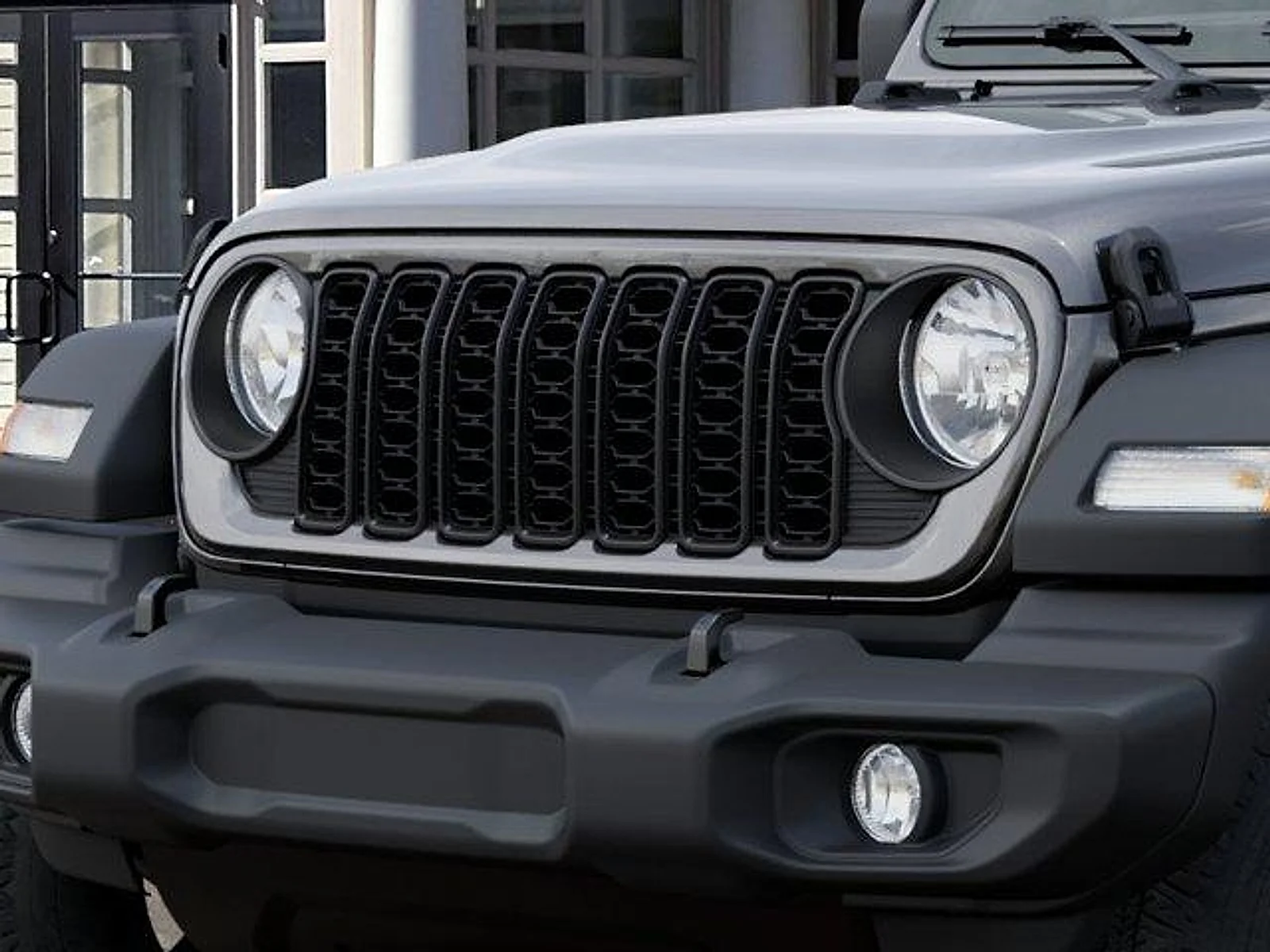 New 2026 Granite Crystal Metallic Clear-Coat Exterior Paint Jeep 4-Door Sport image 11