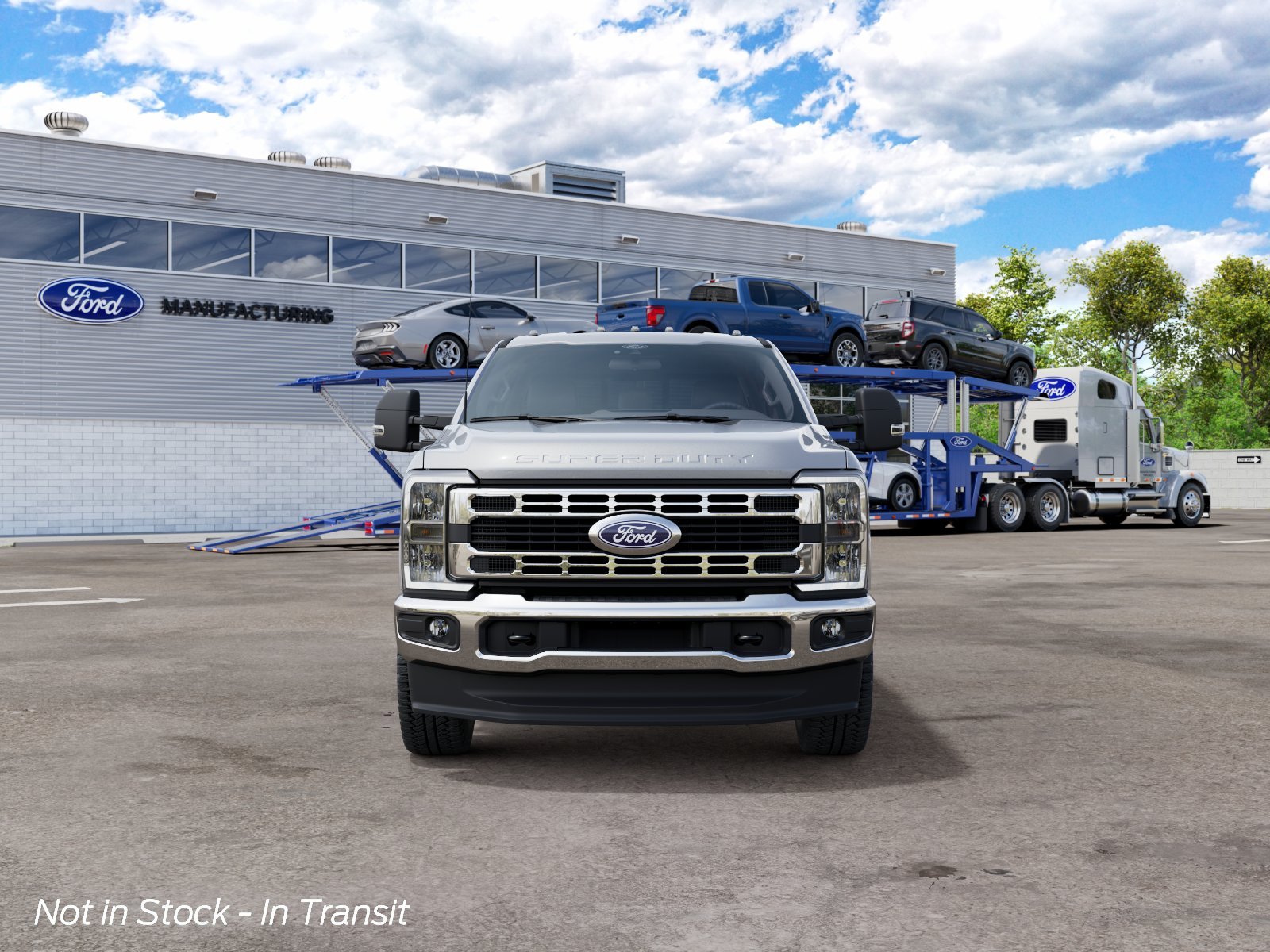 New 2027 Iconic Silver Metallic Ford XLT image 7