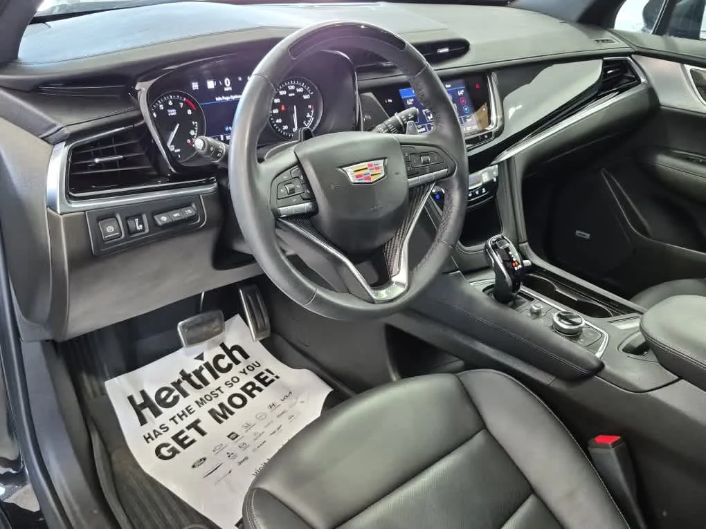Used 2024 Stellar Black Metallic Cadillac AWD Sport image 13