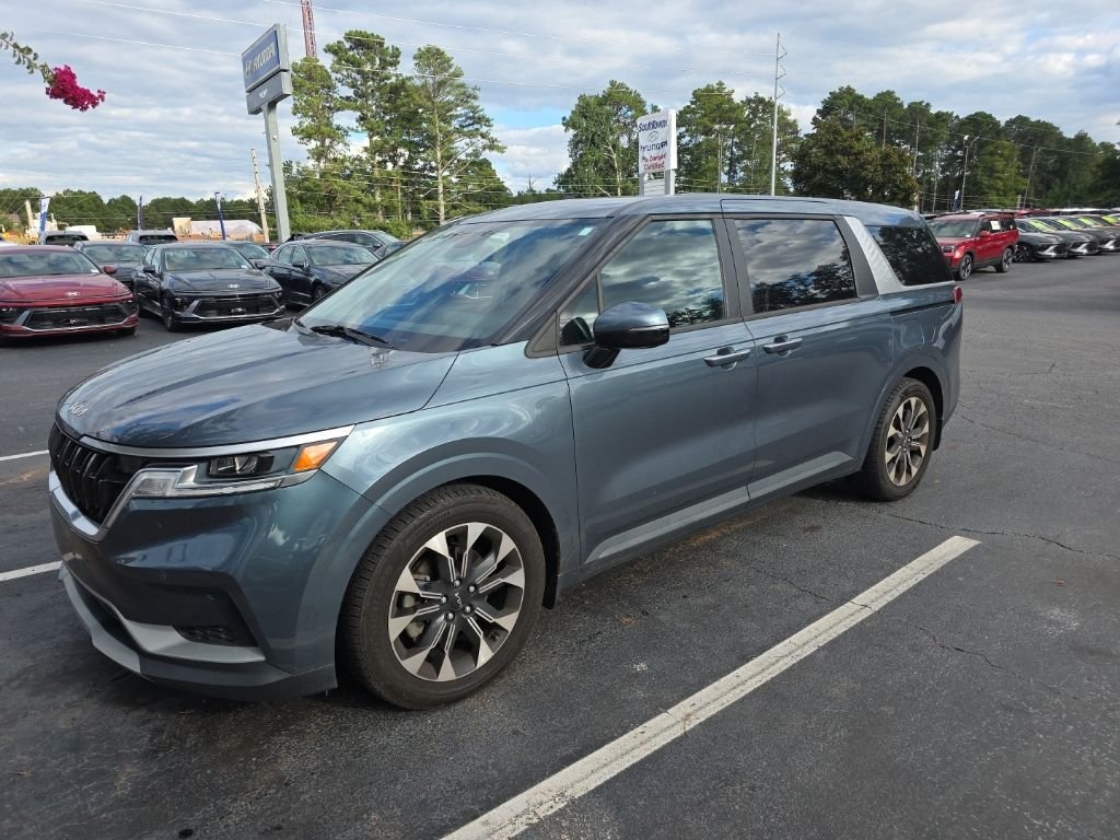 Used 2022 Blue Kia EX image 1