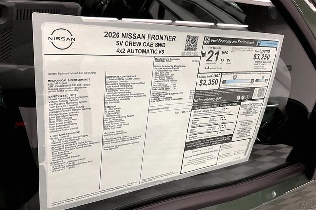 New 2026 Tactical Green Metallic Nissan SV image 41