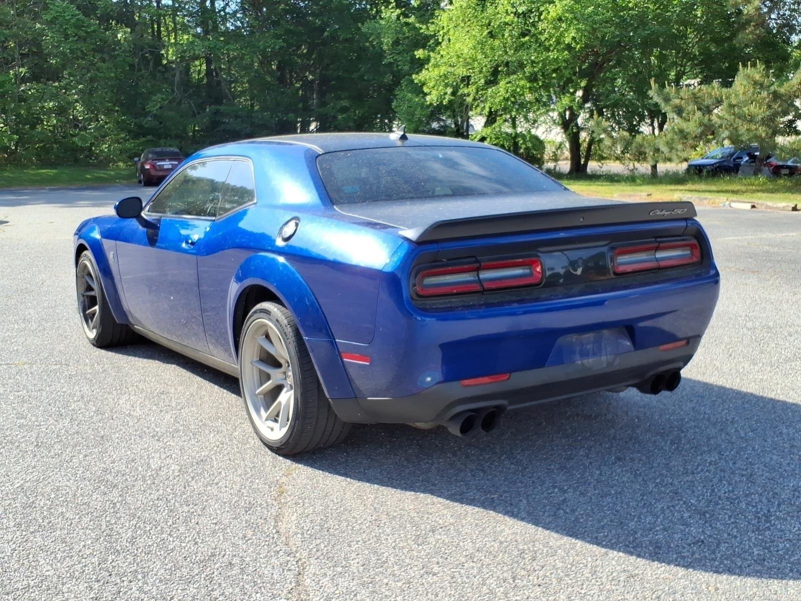 Used 2020 Indigo Blue Dodge R/T Scat Pack 50th Ann. Widebody image 10