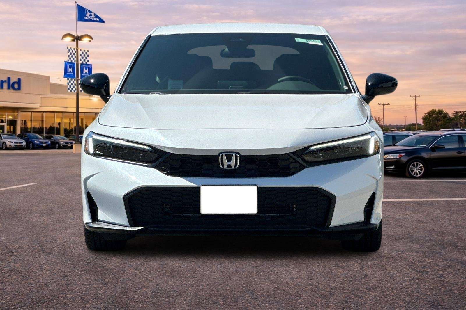 New 2026 Platinum White Pearl Honda Sport image 9