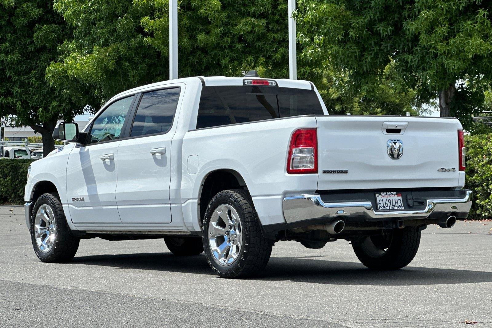 Used 2021 Bright White Clearcoat Ram Big Horn image 6