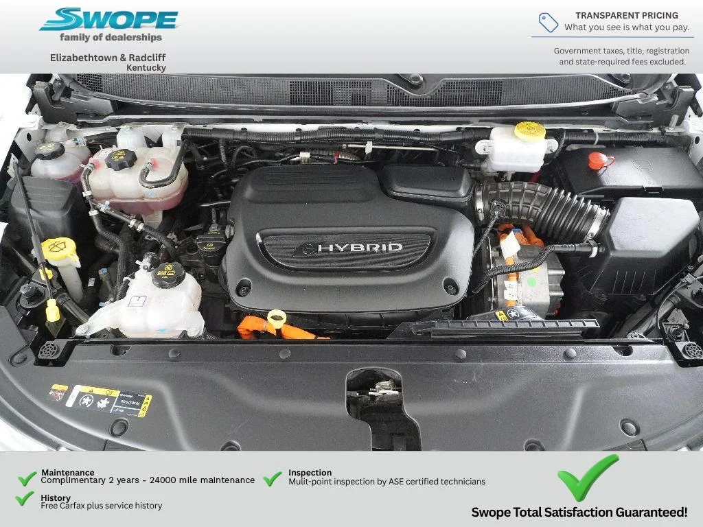 Used 2024 Bright White Clearcoat Chrysler Hybrid S Appearance Pkg image 29