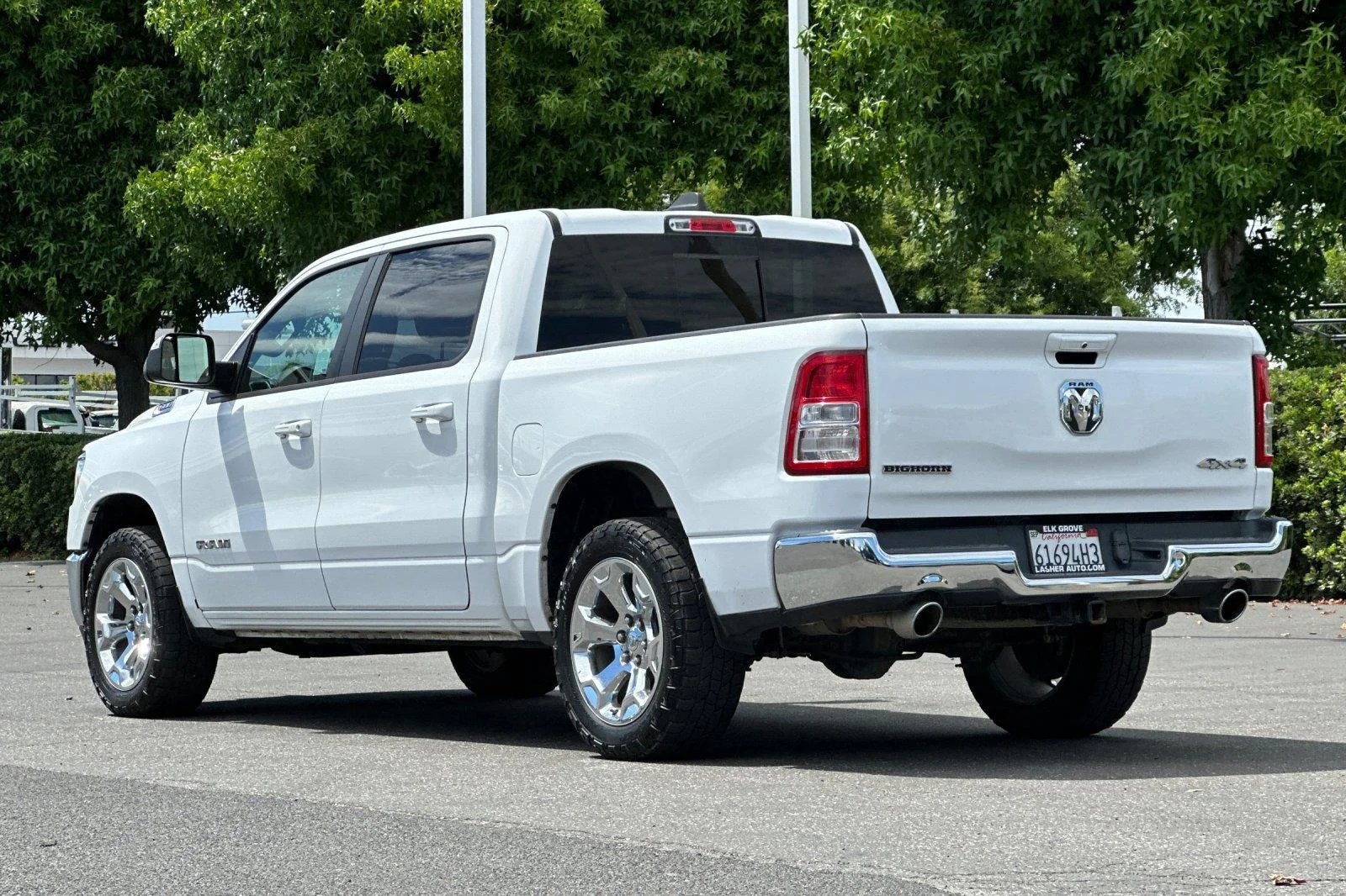 Used 2021 Bright White Clearcoat Ram Big Horn image 6