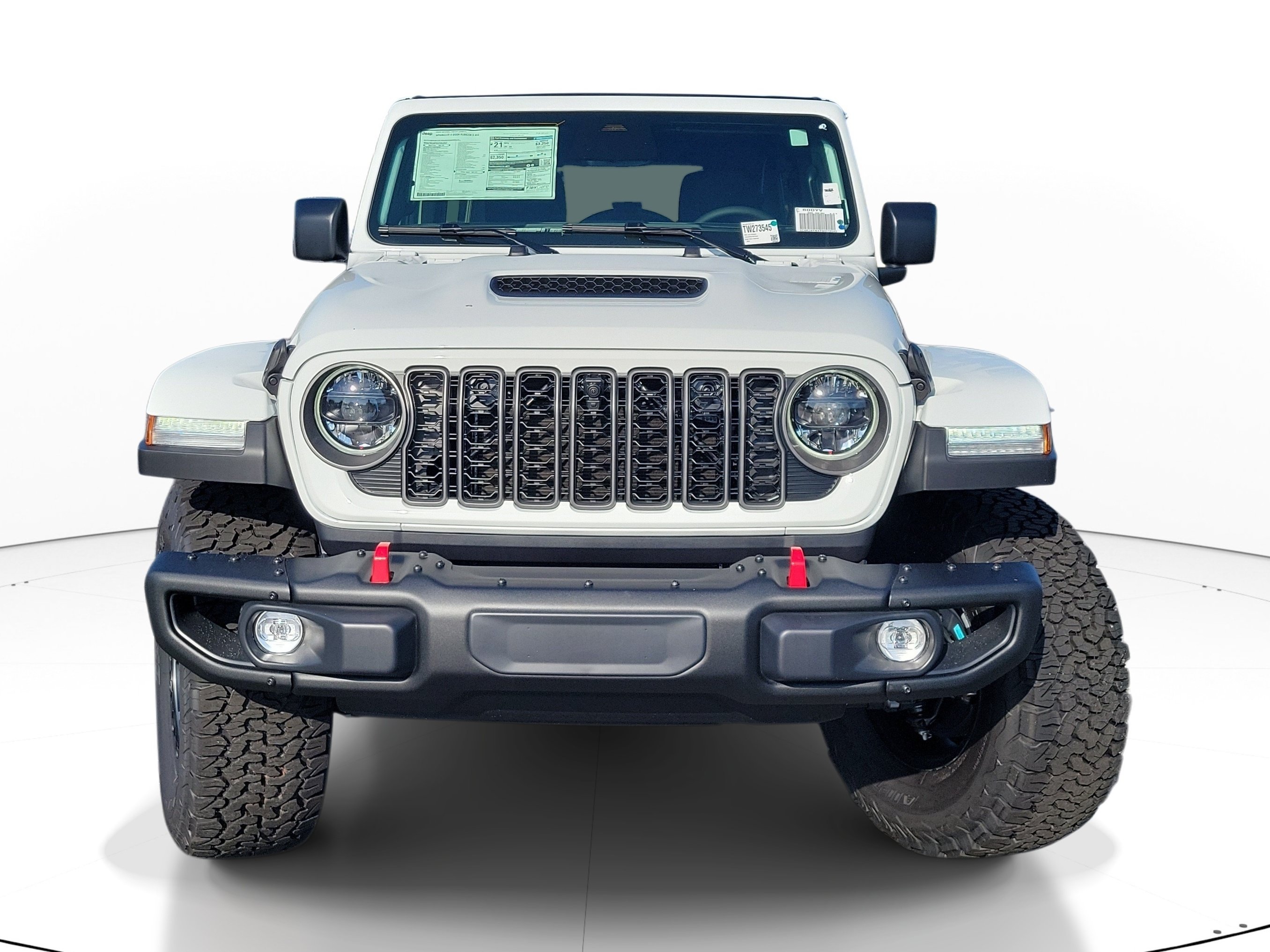 New 2026 Bright White Clear-Coat Exterior Paint Jeep Rubicon X image 2