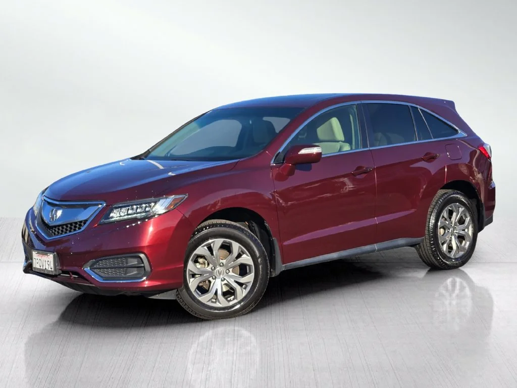 Used 2017 Basque Red Pearl II Acura Technology Package image 6