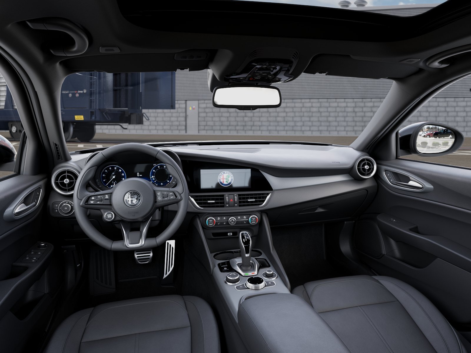 New 2026 Vesuvio Gray Metallic Exterior Paint Alfa Romeo Base image 8