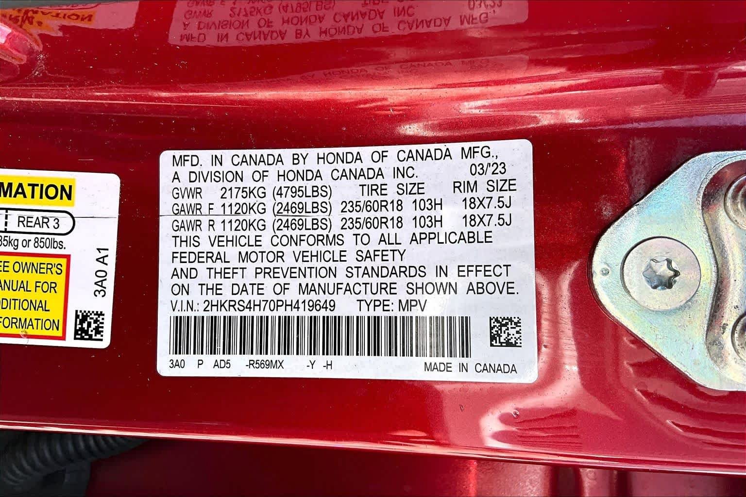 2023 Honda CR-V EX-L - Photo 33