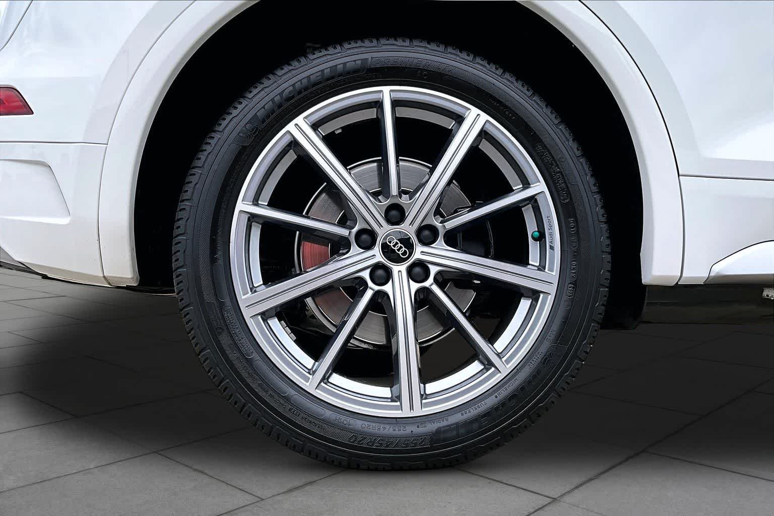 Used 2021 Glacier White Metallic Audi Premium Plus image 10