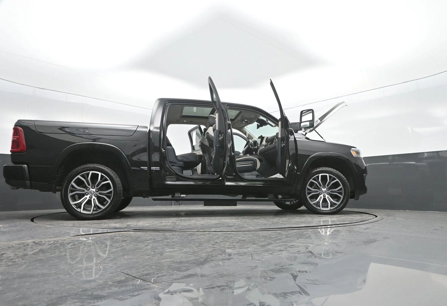 Used 2025 Diamond Black Crystal Pearlcoat Ram Tungsten image 54