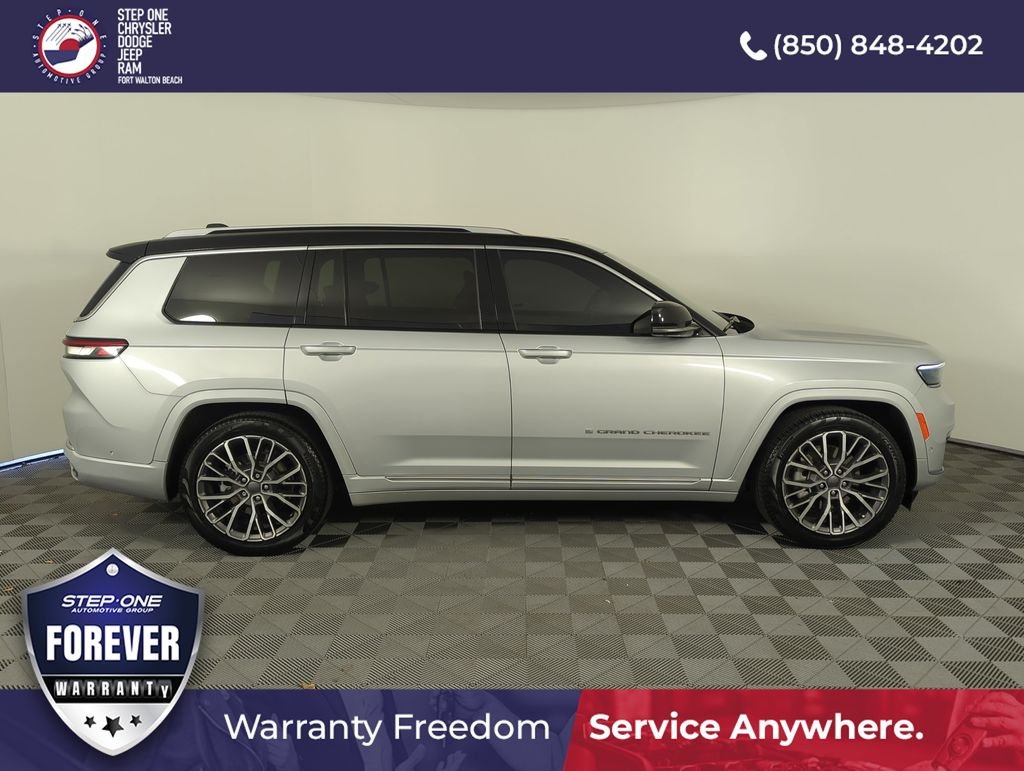 Used 2021 Silver Jeep Summit image 7