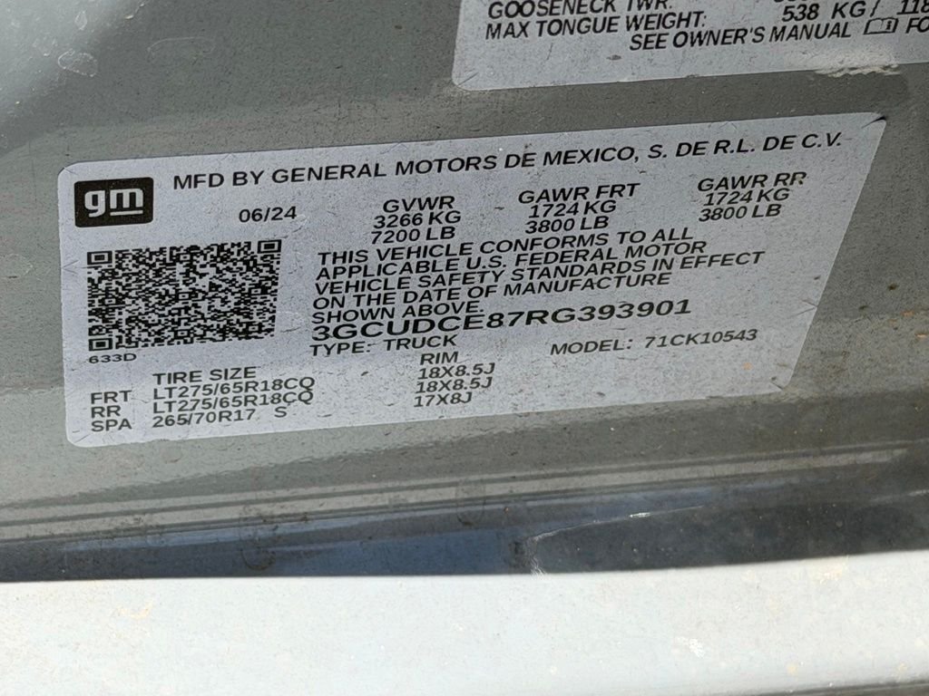 Certified Used 2024 Gray Chevrolet Custom Trail Boss image 30