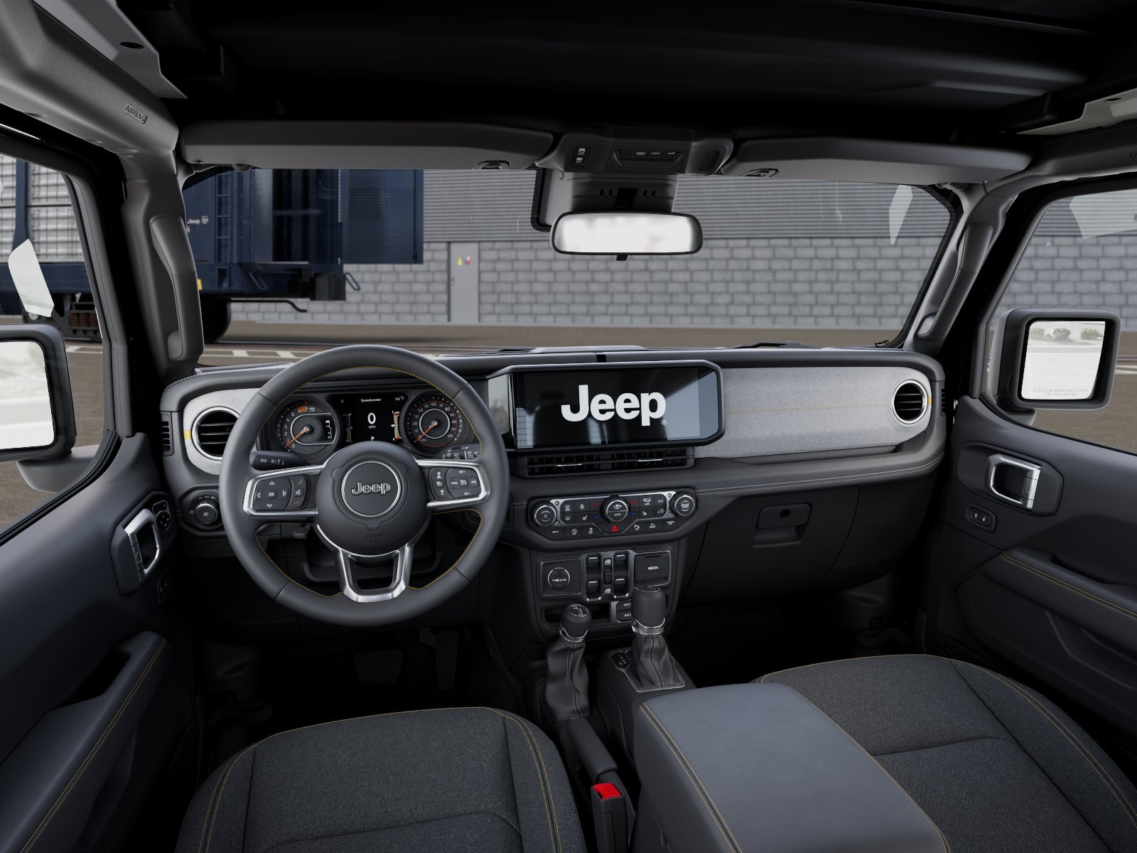 New 2027 Black Clear-Coat Paint Jeep Sahara image 8