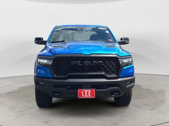 New 2026 Blue Pearl Ram REBEL CREW CAB 4X4 5