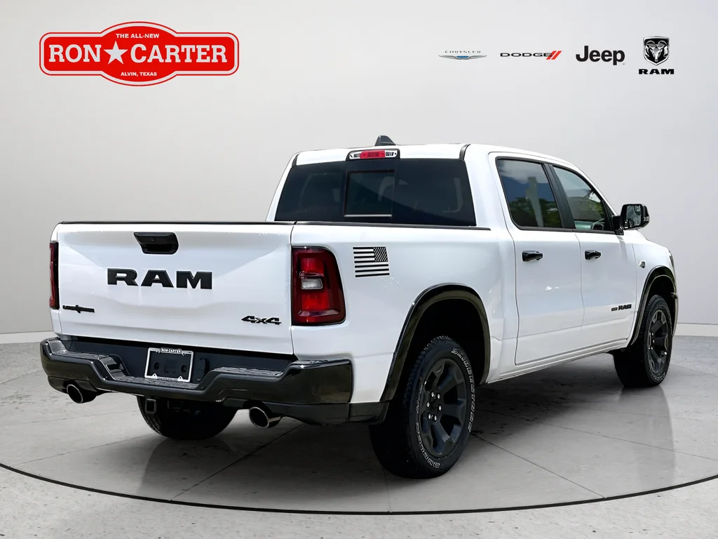 New 2026 Bright White Clear-Coat Exterior Paint RAM Big Horn/Lone Star image 5