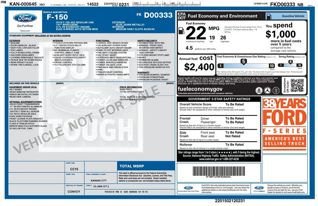 Used 2015 Blue Ford XLT image 11