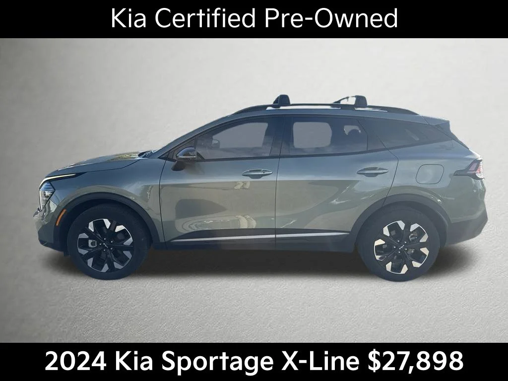 Certified Used 2024 Green Kia X-Line image 7