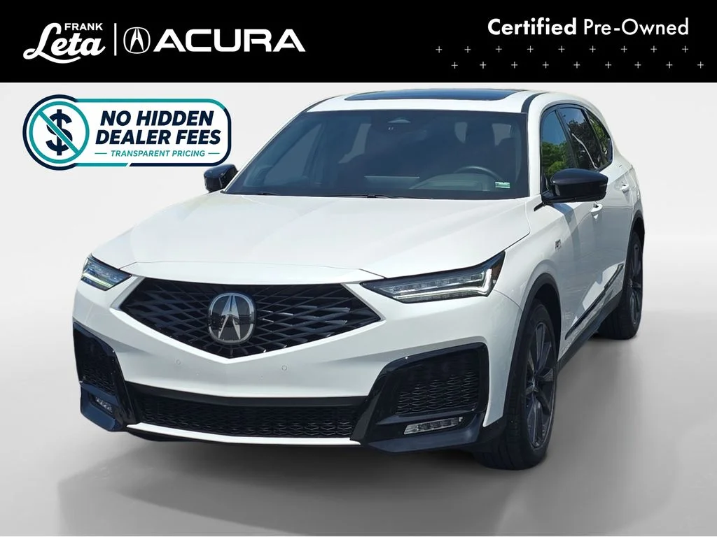 Certified Used 2026 Platinum White Pearl Acura A-Spec image 1