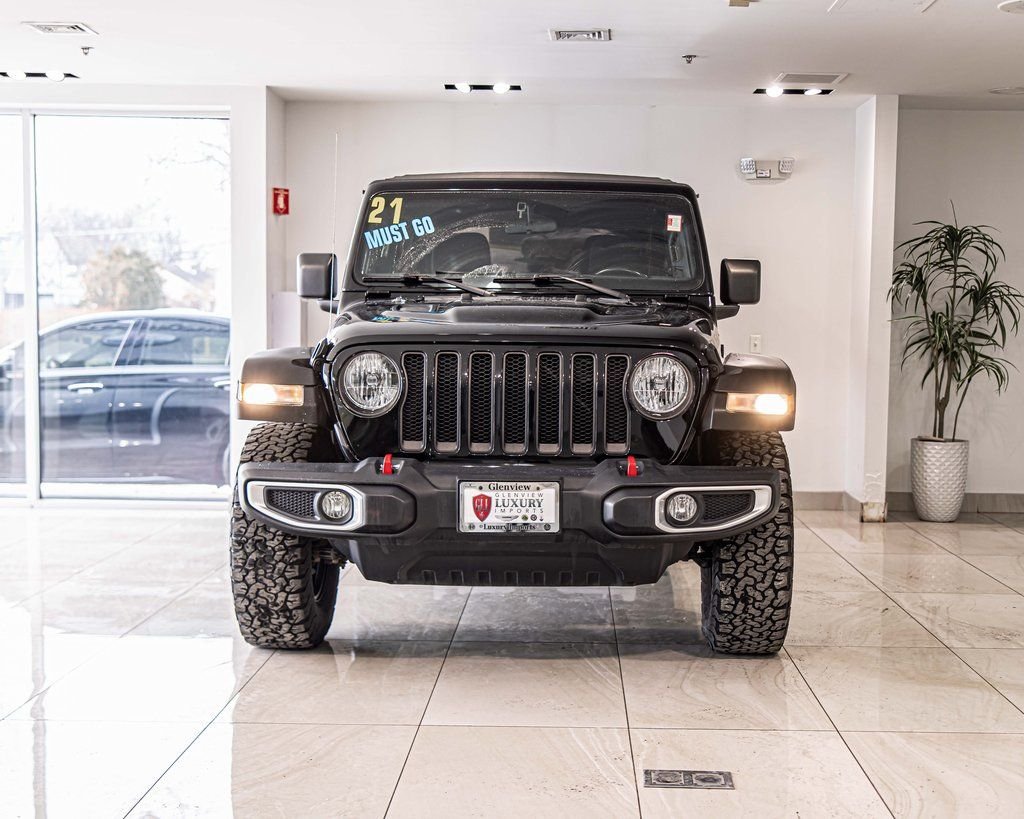 Used 2021 Black Jeep Unlimited Rubicon image 3