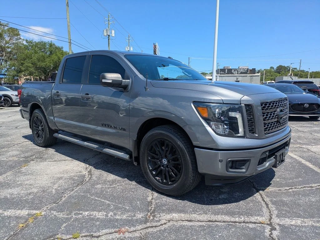 Used 2019 Gun Metallic Nissan SV image 1