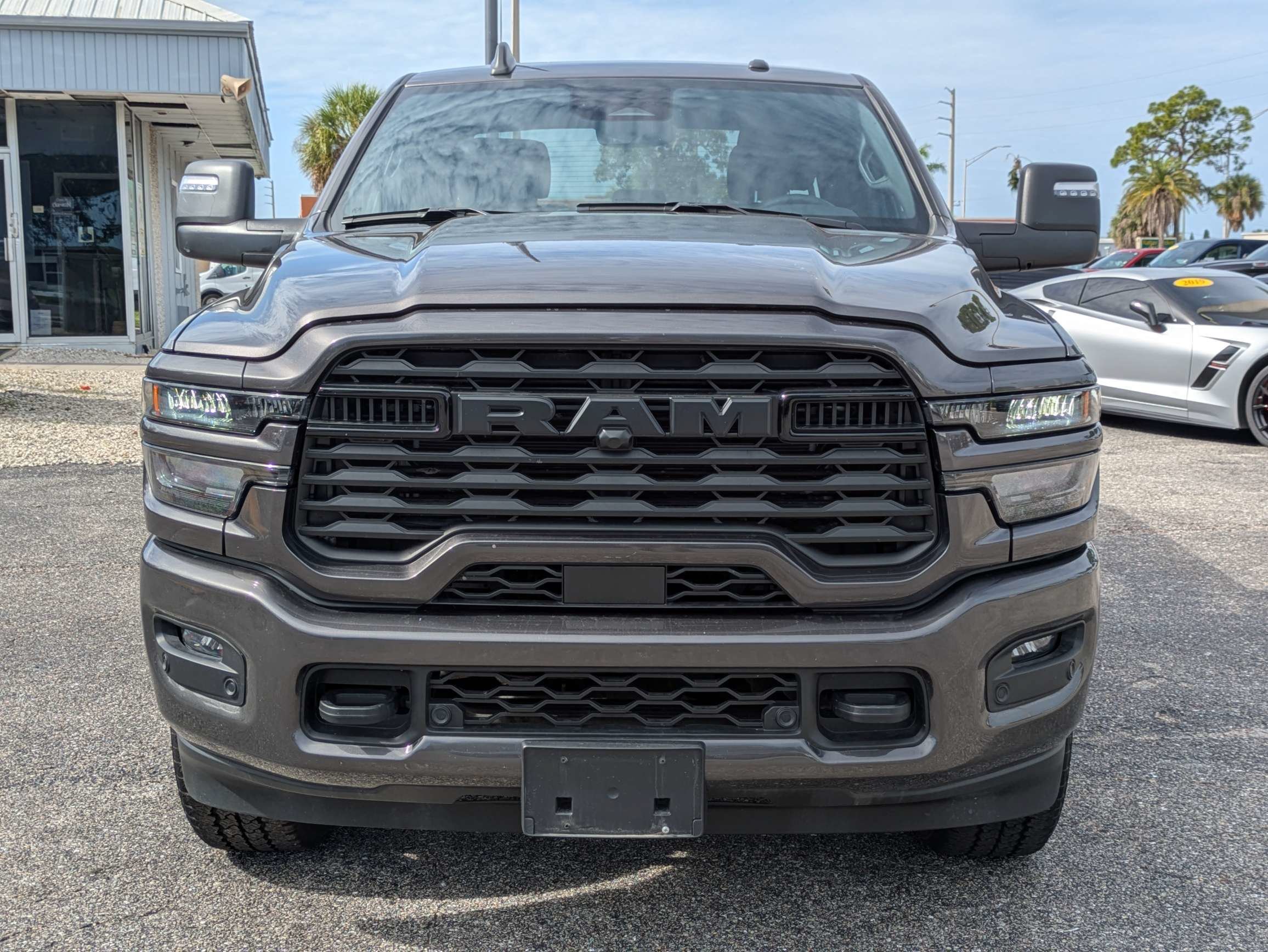 Used 2025 Granite Crystal Metallic Clearcoat Ram Big Horn image 3