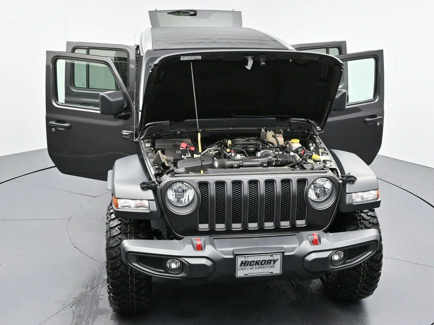 Used 2022 Granite Crystal Metallic Clearcoat Jeep Unlimited Rubicon image 45