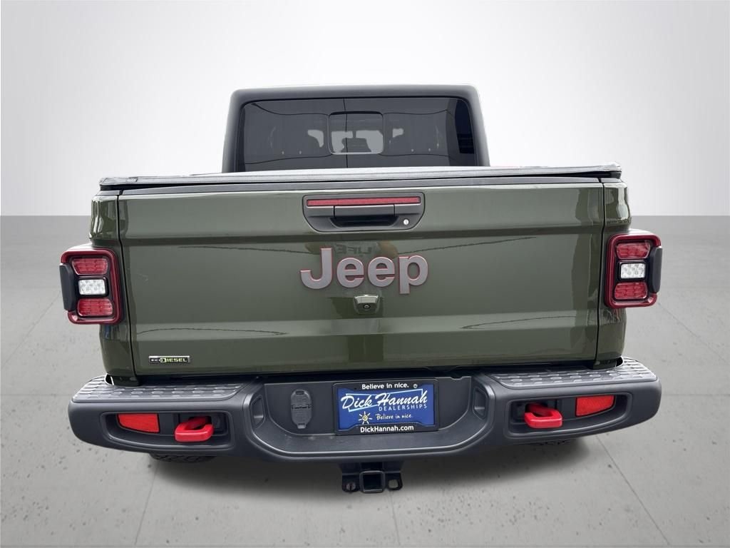 Used 2022 Green Clearcoat Jeep Rubicon image 7