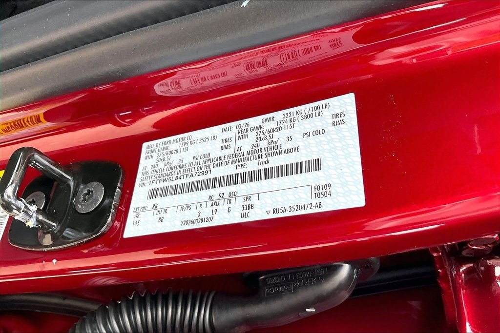 New 2026 Ford F-150 Lariat 4D SuperCrew