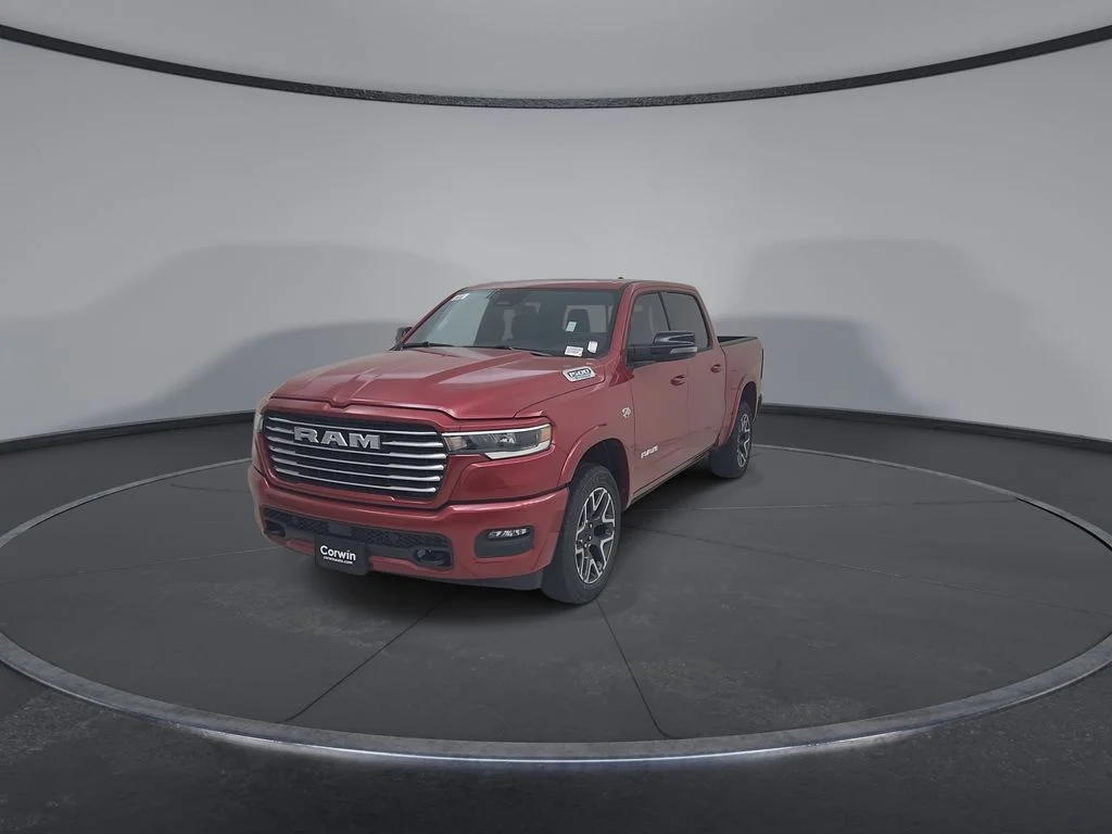 New 2026 Molten Red Pearl-Coat Exterior Paint RAM Laramie image 6