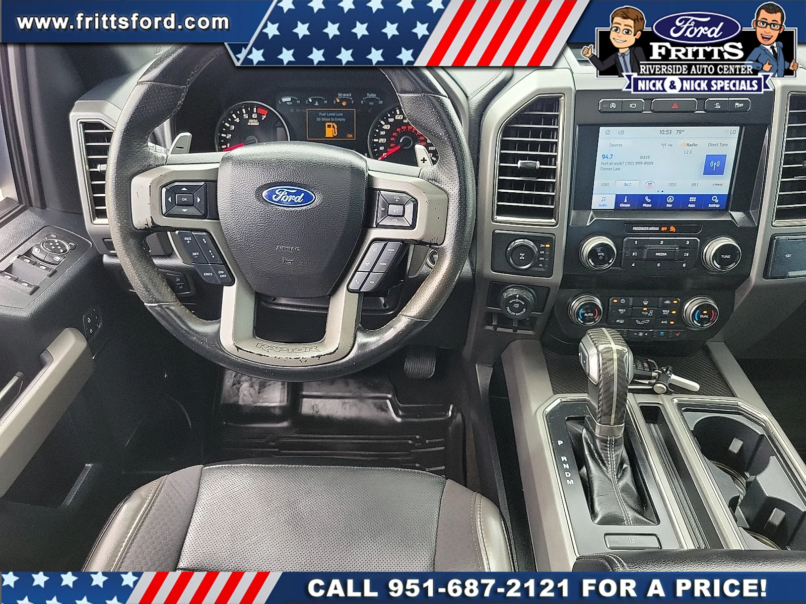 Certified Used 2020 Black Metallic Ford Raptor image 5