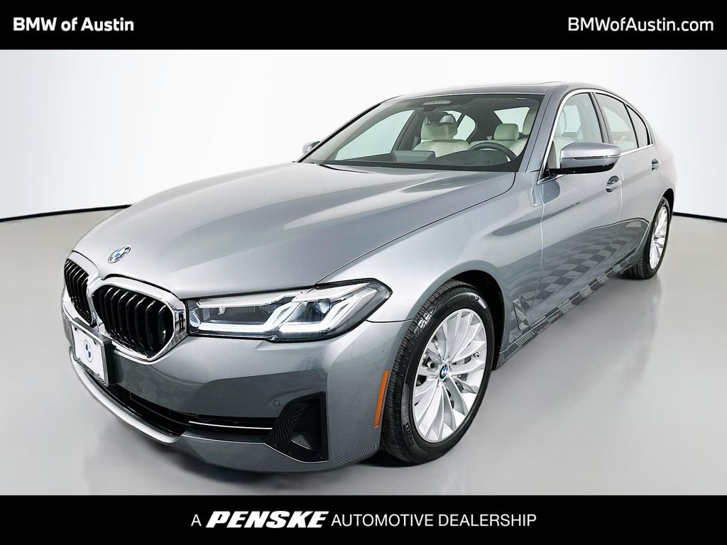 Certified Used 2023 Skyscraper Grey Metallic BMW 530i image 1