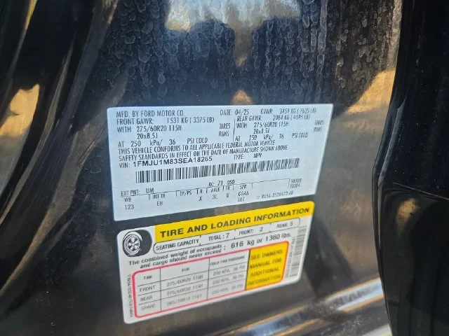 Used 2025 Black Ford Platinum image 33