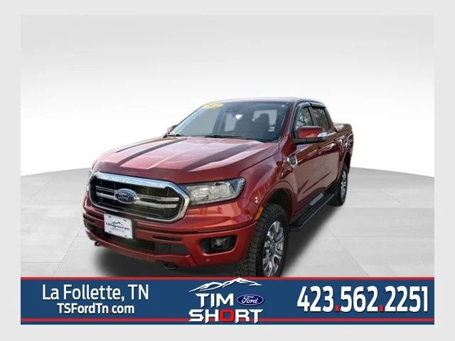 Used 2022 Red Ford Lariat image 1