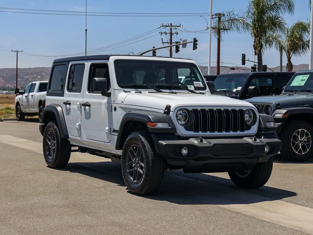 New 2026 Bright White Clear-Coat Exterior Paint Jeep Sport image 1