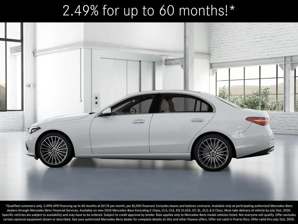 New 2026 Polar White Mercedes-Benz C 300 image 75