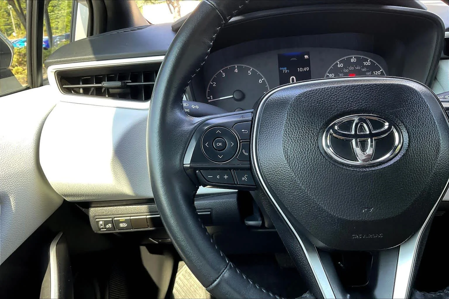 Used 2025 Classic Silver Metallic Toyota SE image 23