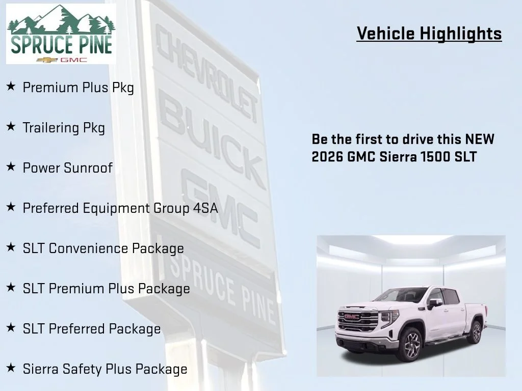 New 2026 White GMC SLT image 5