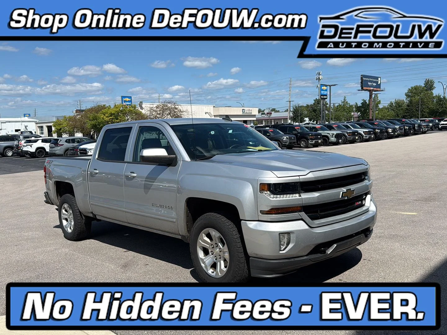 Used 2018 Silver Ice Metallic Chevrolet LT image 1