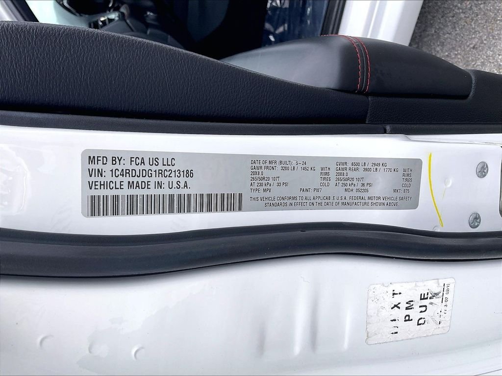 Used 2024 White Knuckle Clearcoat Dodge GT Plus image 34